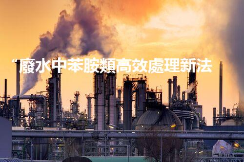 “廢水中苯胺類高效處理新法，環(huán)保先鋒引領綠色以后”
